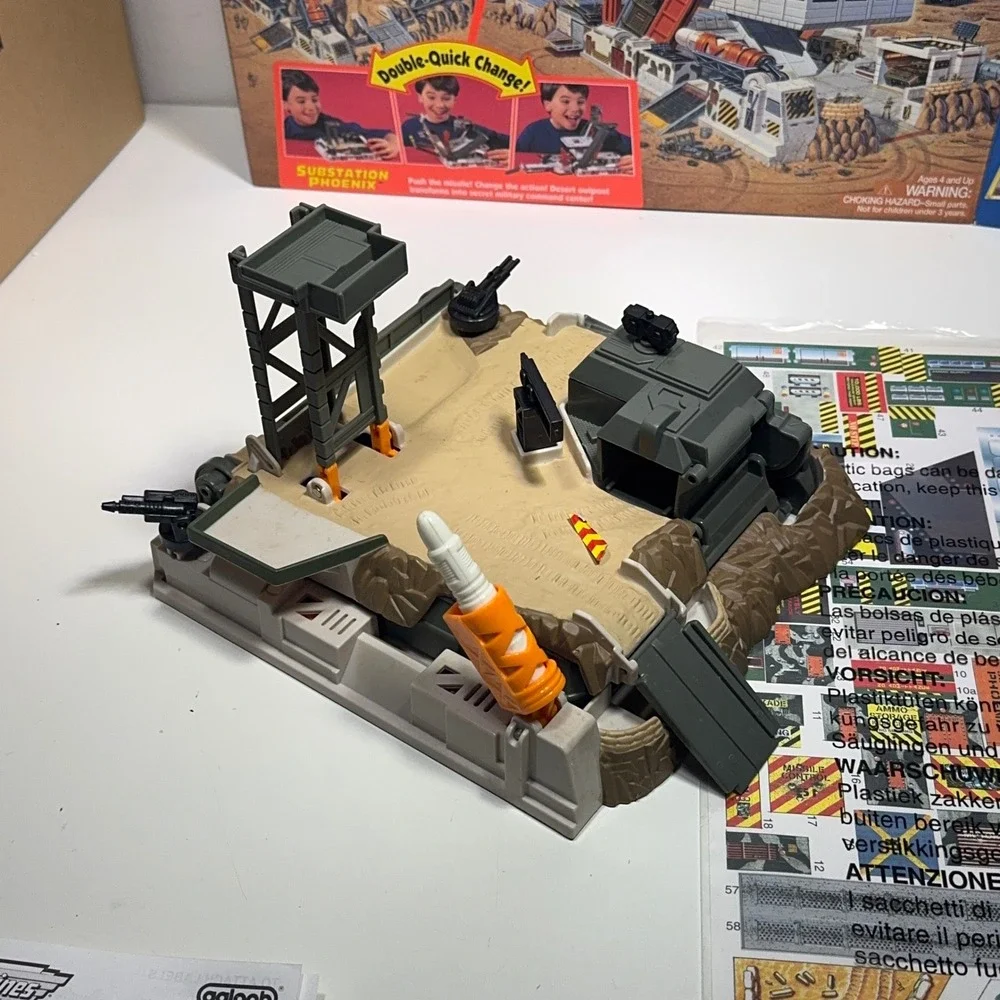 Galoob Micro Machines Military Substation Phoenix Double Takes Playset complete